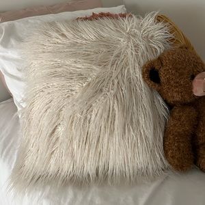 UO Shag Throw Pillow
